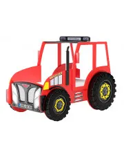 Czerwone łóżko dziecięce traktor - Vivus 90x180 cm w sklepie o6i2u8y4t0z.info