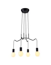 Czarna wisząca lampa loftowa - K147-Unito w sklepie o6i2u8y4t0z.info