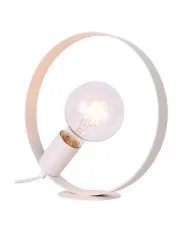 Biała lampa stołowa w stylu skandynawskim - V057-Solaris w sklepie o6i2u8y4t0z.info