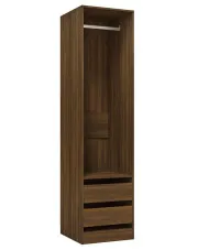 Minimalistyczna szafa bez drzwiczek brązowy dąb - Uxaro 4X w sklepie o6i2u8y4t0z.info