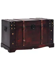 Zamykany kufer na pościel w stylu vintage - skrzynia Frindo w sklepie o6i2u8y4t0z.info