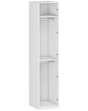 Biały korpus szafy z dwoma drążkami 50 cm - Jonix 6X w sklepie o6i2u8y4t0z.info