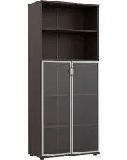 Regał biurowy z witryną wenge - Laskin w sklepie o6i2u8y4t0z.info