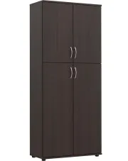 Klasyczny regał biurowy z drzwiczkami wenge - Fremios w sklepie o6i2u8y4t0z.info