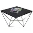 Czarny stolik kawowy w stylu loft - Mokita 3X