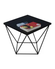 Czarny minimalistyczny stolik kawowy - Mokita 5X w sklepie o6i2u8y4t0z.info