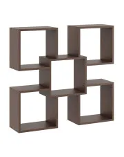 Minimalistyczna półka ścienna w kolorze wenge - Opifi w sklepie o6i2u8y4t0z.info