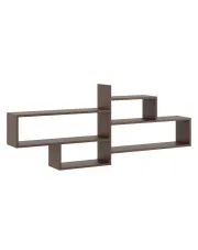 Minimalistyczna półka wisząca w kolorze wenge - Okri w sklepie o6i2u8y4t0z.info