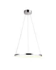 Chromowana lampa wisząca okrąg 30 cm - V081-Interis w sklepie o6i2u8y4t0z.info