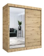 Szafa przesuwna dąb artisan 180 cm - Seko 5X w sklepie o6i2u8y4t0z.info