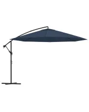 Ciemnoniebieski parasol ogrodowy z aluminiowym słupkiem - Westi w sklepie o6i2u8y4t0z.info