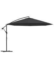 Czarny wiszący parasol ogrodowy - Westi w sklepie o6i2u8y4t0z.info