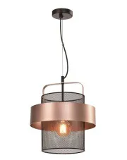 Industrialna lampa wisząca z siateczkowym kloszem - V147-Nostra w sklepie o6i2u8y4t0z.info