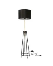 Czarno złota lampa podłogowa - K210-Mikel w sklepie o6i2u8y4t0z.info