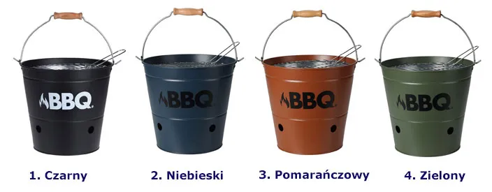 Kolory przenośnego grilla Kalcyx