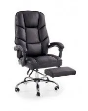 Czarny ergonomiczny fotel gabinetowy obrotowy - Kalyra w sklepie o6i2u8y4t0z.info