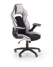 Fotel gabinetowy Sonet - czarny + popielaty w sklepie o6i2u8y4t0z.info