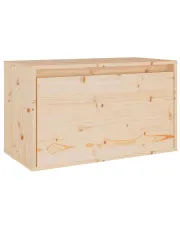 Sosnowa naturalna wisząca szafka nocna - Kirea 4X w sklepie o6i2u8y4t0z.info