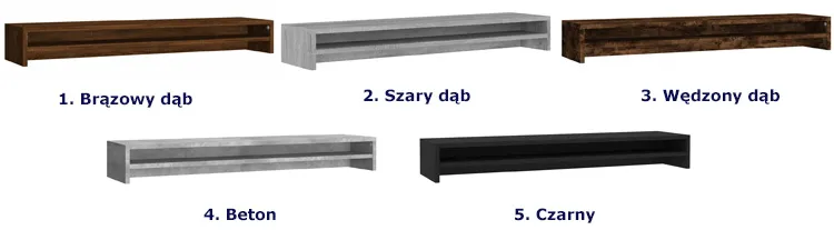 Kolory podstawki pod monitor Azon