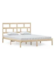Małżeńskie łóżko z naturalnej sosny 160x200 - Adia 6X w sklepie o6i2u8y4t0z.info