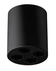 Czarny okrągły spot sufitowy LED - A406-Kellan w sklepie o6i2u8y4t0z.info