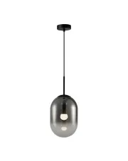 Lampa wisząca z czarnym dużym kloszem - K402-Tiriza w sklepie o6i2u8y4t0z.info