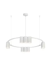 Biała nowoczesna lampa 10-punktowa - K406-Abea w sklepie o6i2u8y4t0z.info