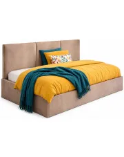 Beżowe łóżko sofa z funkcją spania Huzox 4X - 4 rozmiary w sklepie o6i2u8y4t0z.info