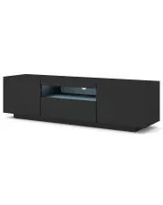 Stojąca lub wisząca szafka pod TV czarny mat - Talmis 3X w sklepie o6i2u8y4t0z.info