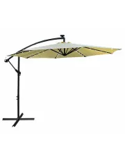 Beżowy parasol ogrodowy ze zmianą kąta nachylenia - Sorena w sklepie o6i2u8y4t0z.info