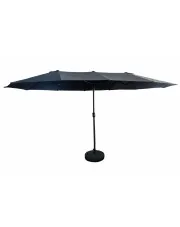Ciemnoszary potrójny parasol ogrodowy - Berlog w sklepie o6i2u8y4t0z.info