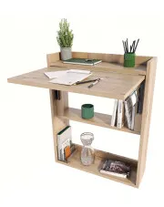 Składane biurko pod laptopa dąb artisan - Coro w sklepie o6i2u8y4t0z.info