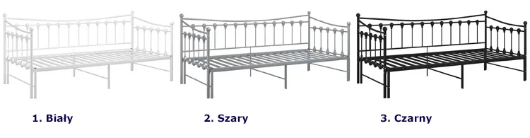 Dostępne kolory łózka Sawga