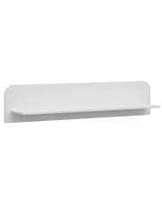 Biała minimalistyczna półka ścienna 140 cm - Entido 6X w sklepie o6i2u8y4t0z.info