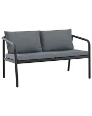 Dwuosobowa sofa ogrodowa z poduszkami - Egon w sklepie o6i2u8y4t0z.info