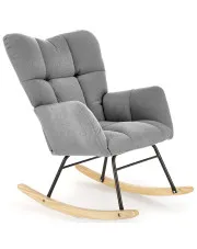 Popielaty skandynawski fotel bujany - Zofis w sklepie o6i2u8y4t0z.info