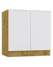 Szafka pod zlew 80 cm dąb artisan + szary - Orfa 12X w sklepie o6i2u8y4t0z.info