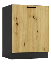 Szafka na płytę indukcyjną grafit + dąb artisan - Coleo 6X w sklepie o6i2u8y4t0z.info