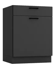 Szafka kuchenna z szufladą 60 cm grafit - Coleo 9X w sklepie o6i2u8y4t0z.info