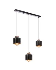 Czarna lampa wisząca na listwie - K514-Nosti w sklepie o6i2u8y4t0z.info