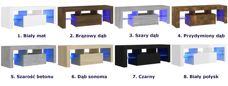 Kolory szafki RTV Artbo
