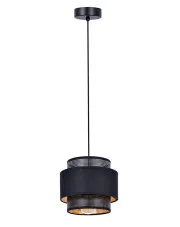 Czarna lampa wisząca z abażurem ażurowym - A512-Gadul w sklepie o6i2u8y4t0z.info