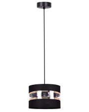 Czarna nowoczesna lampa wisząca z abażurem - A536-Sziche w sklepie o6i2u8y4t0z.info