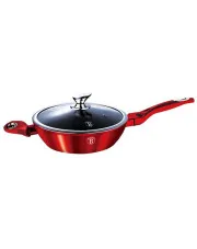 Granitowa czerwona patelnia na indukcję 28cm - Motis 4X w sklepie o6i2u8y4t0z.info