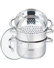 Garnki na indukcję do gotowania na parze 22cm - Lenton 12X w sklepie o6i2u8y4t0z.info