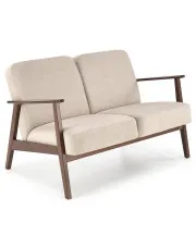 Drewniana beżowa tapicerowana sofa retro - Alexander 4X w sklepie o6i2u8y4t0z.info