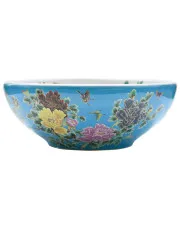 Ceramiczna umywalka nablatowa ze zdobieniami - Ilmona 3X w sklepie o6i2u8y4t0z.info