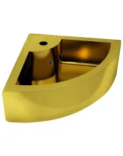 Złota narożna umywalka ceramiczna - Selene w sklepie o6i2u8y4t0z.info