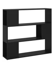 Czarny minimalistyczny regał otwarty - Efis w sklepie o6i2u8y4t0z.info
