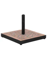 Zdobiona ceramiczna podstawa do parasola terakota - Hatori w sklepie o6i2u8y4t0z.info